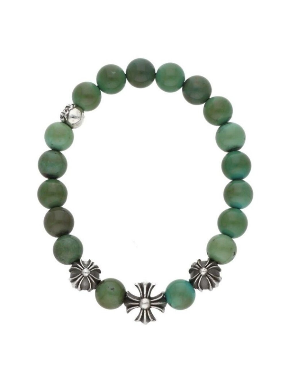 Chrome Hearts 8 Bead Bracelet 8 Turquoise